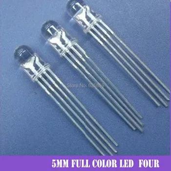 Common anode LED of full-color LED 5MM tetrapod RGB color RGB light emitting diode X100PCS
Common anode LED of full-color LED 5MM tetrapod RGB color RGB light emitting diode X100PCS