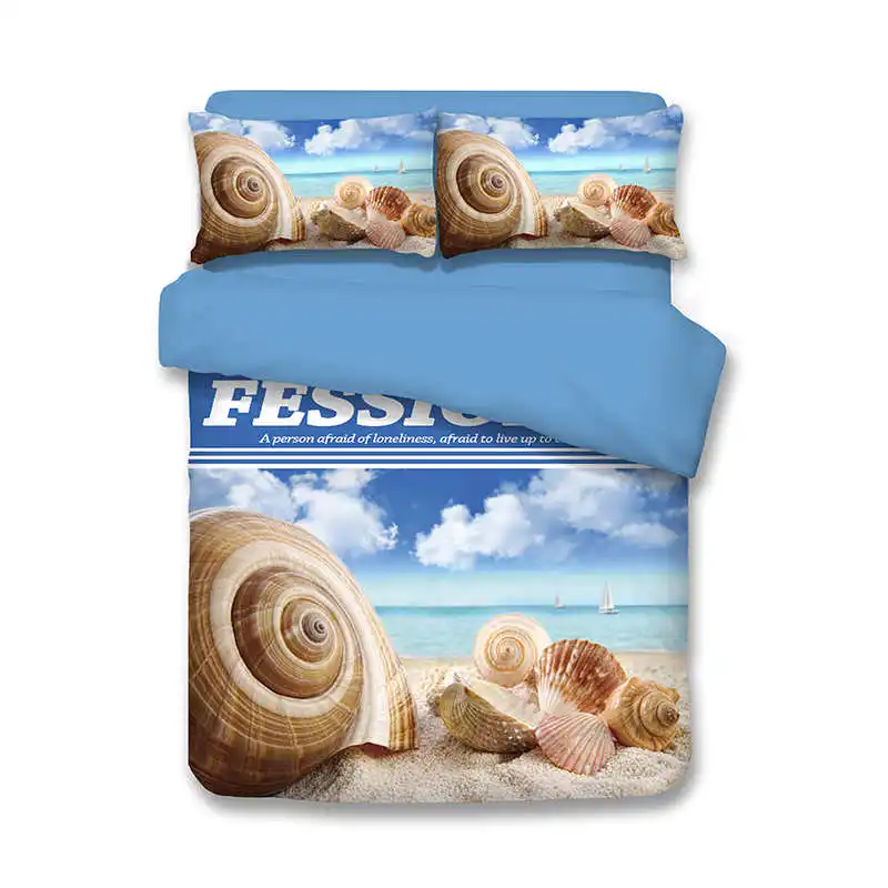 Fresh Beach Shell print bedding set comforters Bedspreads Twin full queen king 3/4pc Children's Adults Bedroom Decoration Blue
Fresh Beach Shell print bedding set comforters Bedspreads Twin full queen king 3/4pc Children's Adults Bedroom Decoration Blue