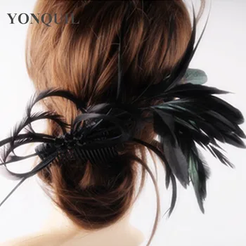 Charming feather wedding headwear bridal hair fascinator accessories formal dress ladies headdress for ladies hair clip party
Charming feather wedding headwear bridal hair fascinator accessories formal dress ladies headdress for ladies hair clip party