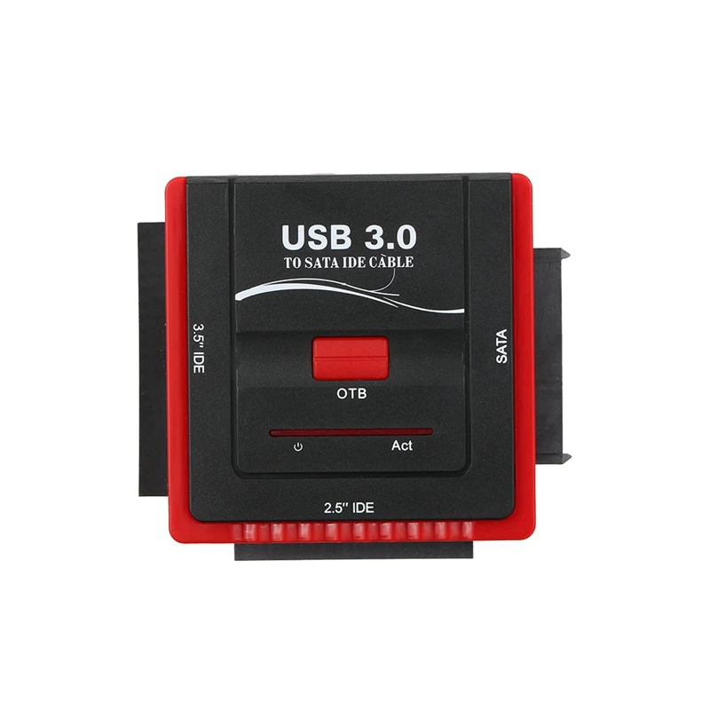 Usb 3.0 To Sata/Ide Adapter Hard Drive Converter Adapter For Universal 2.5/3.5 Hdd/Ssd Hard Drive Disk With Power Supply(Us Pl
Usb 3.0 To Sata/Ide Adapter Hard Drive Converter Adapter For Universal 2.5/3.5 Hdd/Ssd Hard Drive Disk With Power Supply(Us Pl
