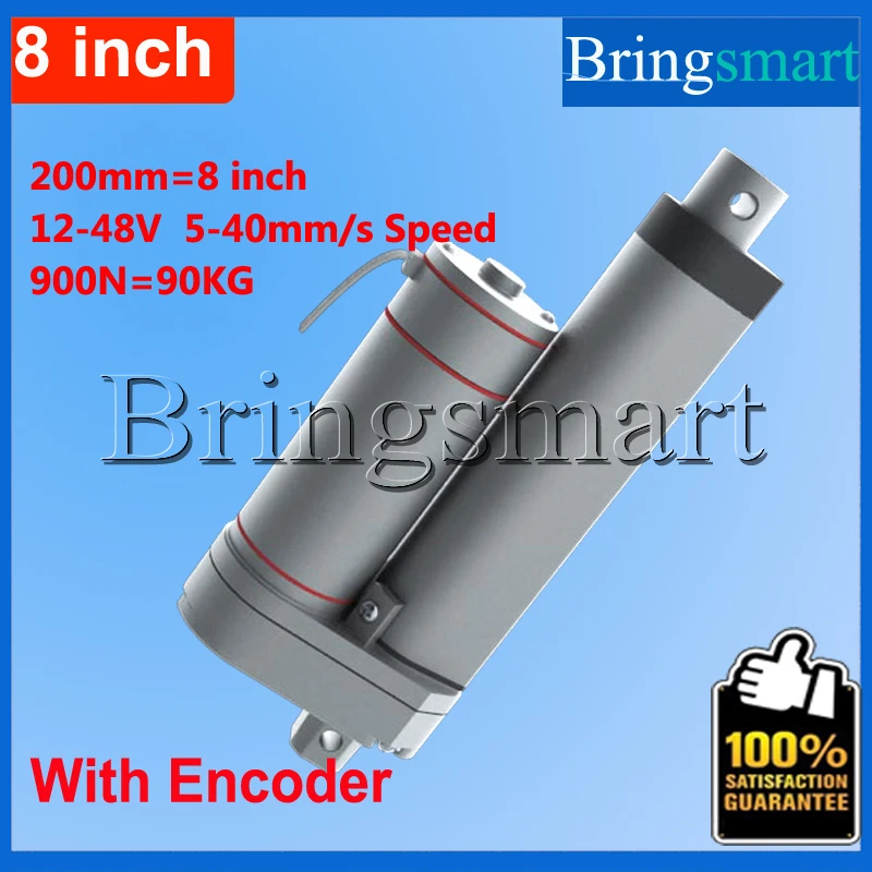 Bringsmart Hot L-TGA-Y 200mm 8 Inch Linear Actuator with Encoder DC Motor 900N 90KG load 12-48V Tubular Motor Stroke
Bringsmart Hot L-TGA-Y 200mm 8 Inch Linear Actuator with Encoder DC Motor 900N 90KG load 12-48V Tubular Motor Stroke