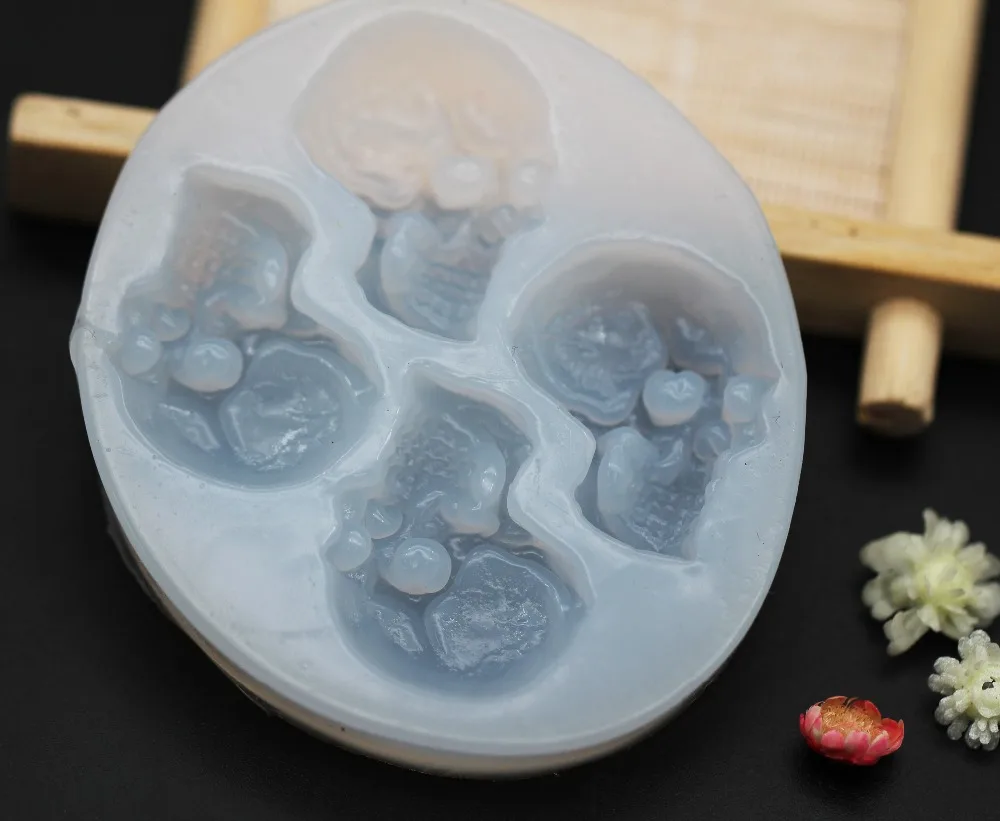 1PCS Transparent Skull Head Silicone Mould Dried Flower Resin Decorative Craft Type Resin Molds For DIY Jewelry Charms Making
1PCS Transparent Skull Head Silicone Mould Dried Flower Resin Decorative Craft Type Resin Molds For DIY Jewelry Charms Making