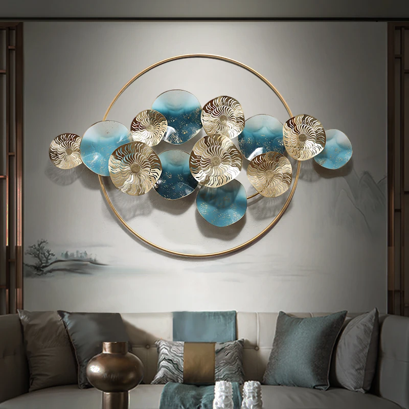 Modern Wrought Iron Wall Hanging Round Shape Crafts Decoration Home Livingroom 3D Wall Sticker Sofa Background Metal Mural Decor
Modern Wrought Iron Wall Hanging Round Shape Crafts Decoration Home Livingroom 3D Wall Sticker Sofa Background Metal Mural Decor