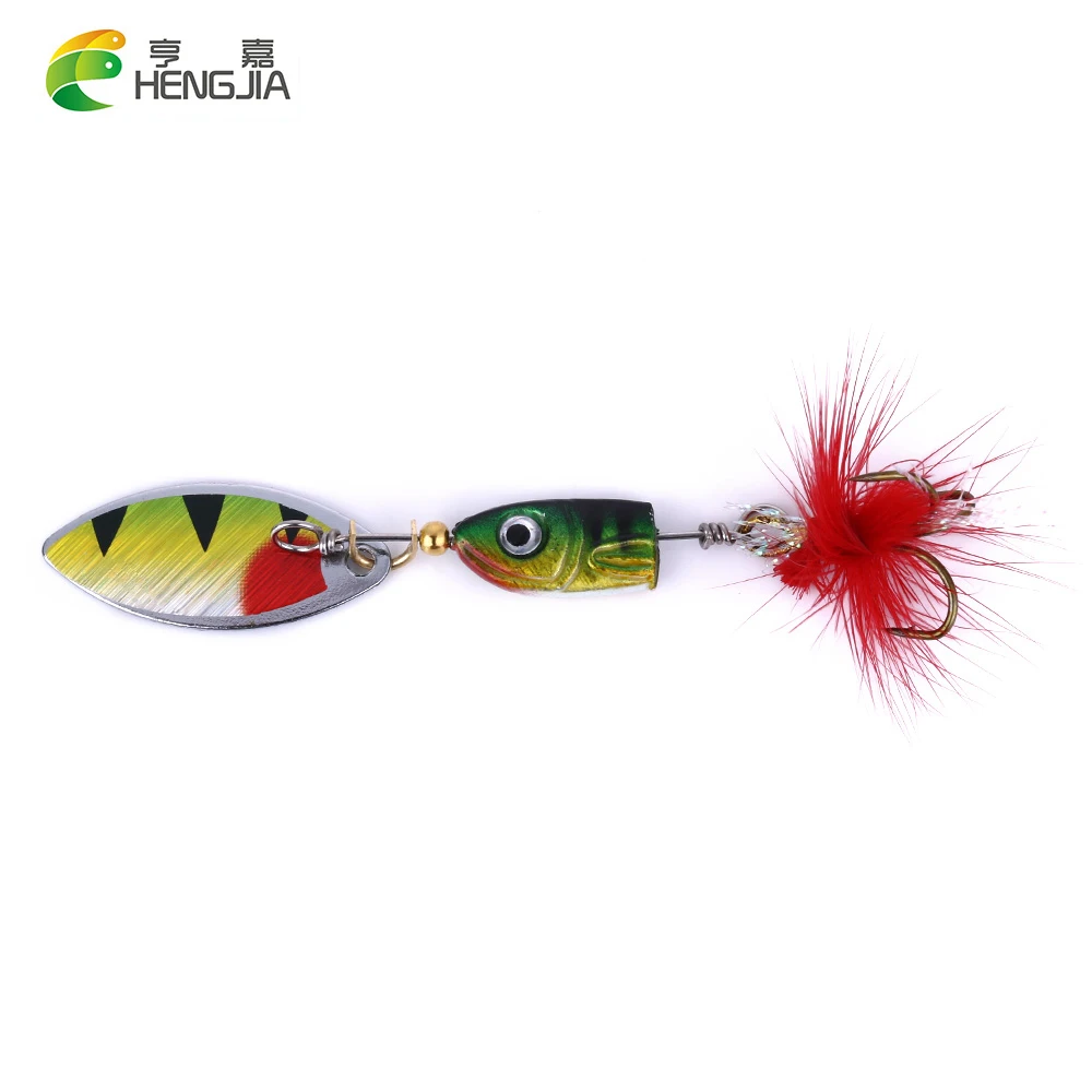 1PC 4.5cm 7g trolling isca artificial metal spinner spoon fishing lures sequin with feather wobble pesca fishing tackles
1PC 4.5cm 7g trolling isca artificial metal spinner spoon fishing lures sequin with feather wobble pesca fishing tackles