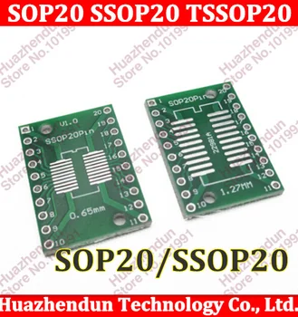 200pcs Adapter plate SOP20 SSOP20 TSSOP20 SMD DIP switch DIP 0.65 / 1.27mm Free ship
200pcs Adapter plate SOP20 SSOP20 TSSOP20 SMD DIP switch DIP 0.65 / 1.27mm Free ship
