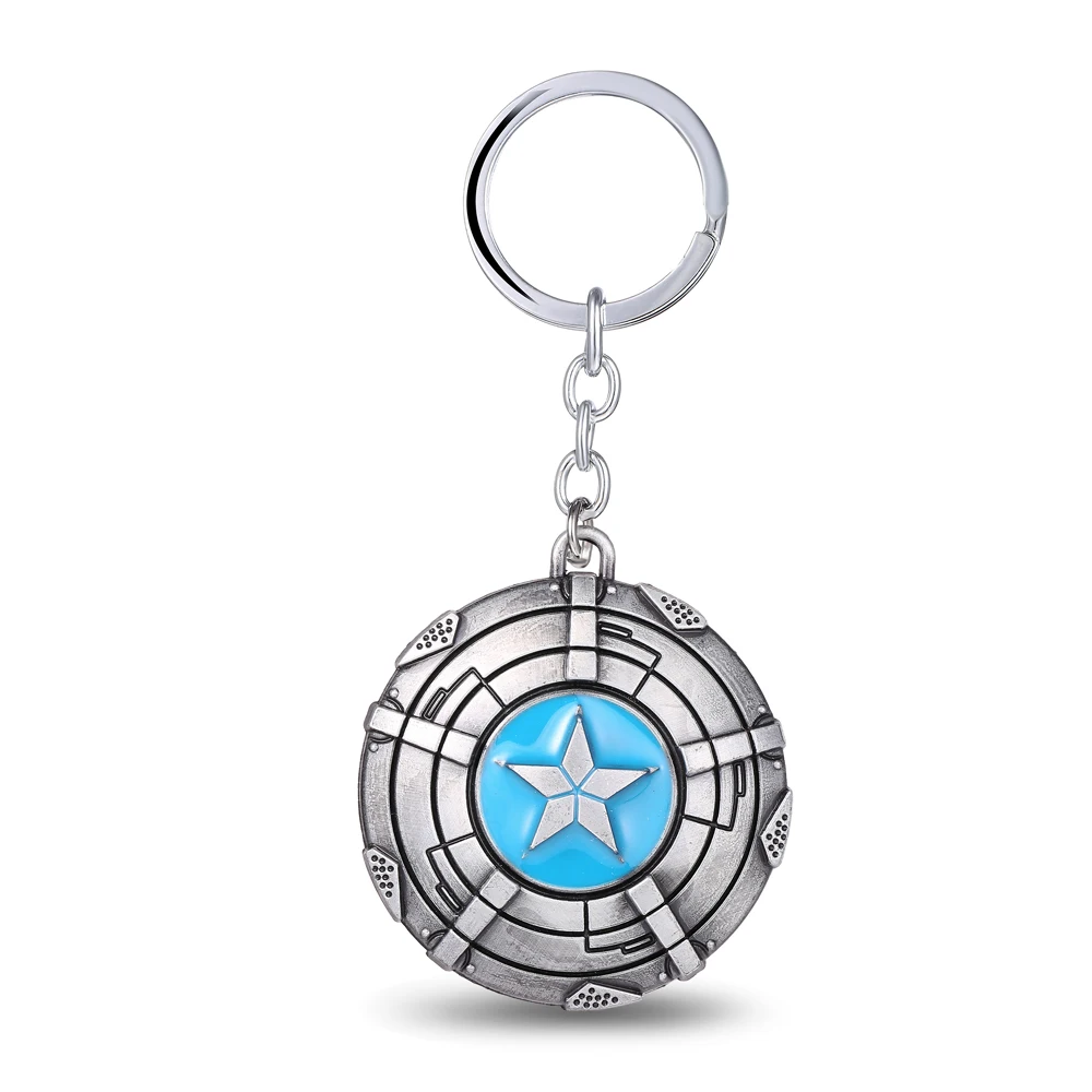 Avengers Captain America Keychain For Men Superman Shield Rotatabl Metal Pendant Key Chain Ring Car Women Bag Jewelry chaveiro
Avengers Captain America Keychain For Men Superman Shield Rotatabl Metal Pendant Key Chain Ring Car Women Bag Jewelry chaveiro