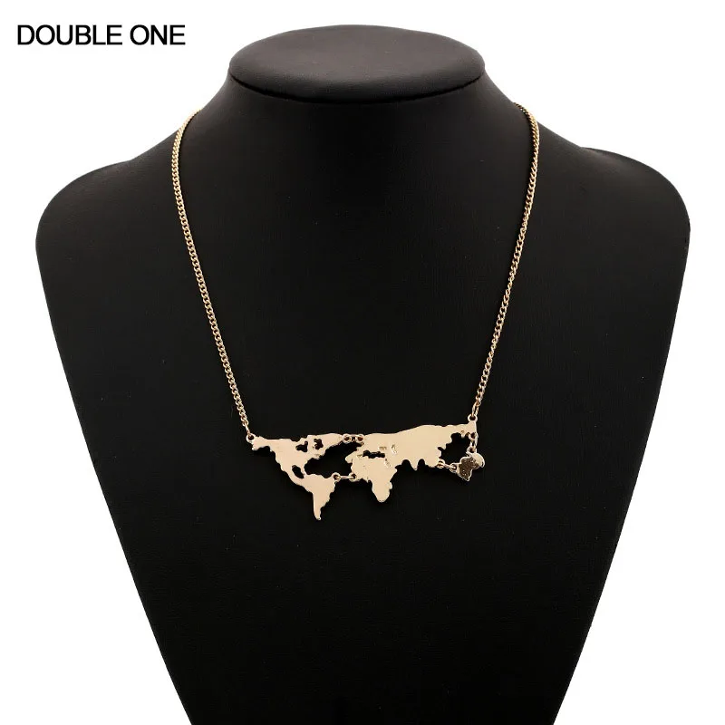 2018 New Hiphop World Map Necklace Silver Gold Black Rose gold Pendant & Chain for Men and Women Fashion Jewelry Gift
2018 New Hiphop World Map Necklace Silver Gold Black Rose gold Pendant & Chain for Men and Women Fashion Jewelry Gift