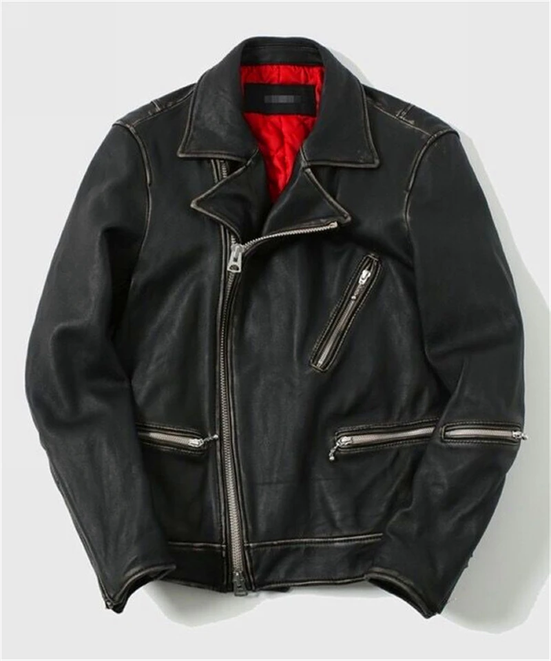 READ THE DESCRIPTION ! Asian size simple design super quality men's genuine sheep leather coat vintage sheep leather jacket
READ THE DESCRIPTION ! Asian size simple design super quality men's genuine sheep leather coat vintage sheep leather jacket