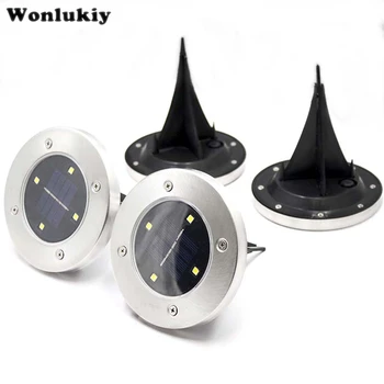 4 PCS Solar Powered Outdoor Lamp 4 Leds IP65 Water-resistant Garden Ground Landscape Lighting Yard Lawn Pathway Decoration Lamp
4 PCS Solar Powered Outdoor Lamp 4 Leds IP65 Water-resistant Garden Ground Landscape Lighting Yard Lawn Pathway Decoration Lamp