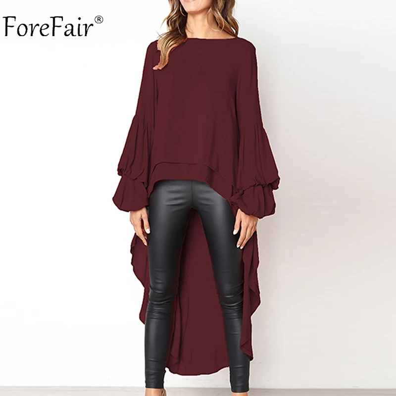 Forefair Plus Size Chiffon Blouse Shirt Female 2018 Casual Elegant Two Layers Lantern Long Sleeve Ruffle Long Blouses Women
Forefair Plus Size Chiffon Blouse Shirt Female 2018 Casual Elegant Two Layers Lantern Long Sleeve Ruffle Long Blouses Women