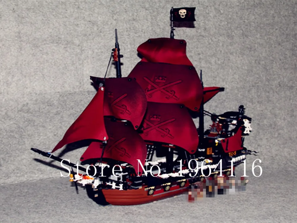 New 16009 Pirates series The Queen Annes Revenge model Building Blocks set Compatible 4195 classic Pirate Ship Toys for children
New 16009 Pirates series The Queen Annes Revenge model Building Blocks set Compatible 4195 classic Pirate Ship Toys for children