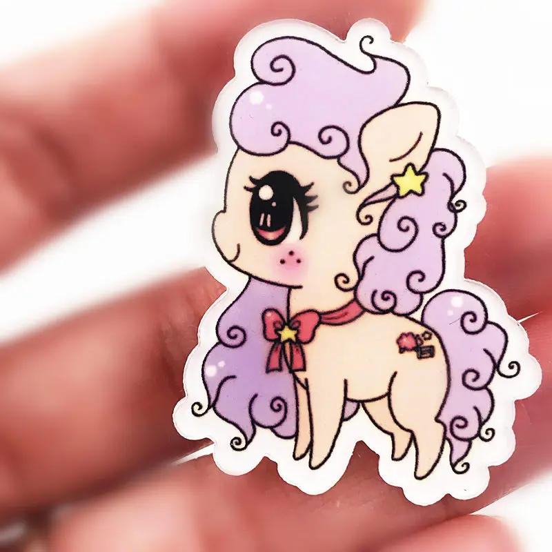 1PCS Little Horse Poni Pin Badge Cartoon Acrylic Badges Icons On The Backpack Decoration Brooch for hat shoes T-shirt Clothing
1PCS Little Horse Poni Pin Badge Cartoon Acrylic Badges Icons On The Backpack Decoration Brooch for hat shoes T-shirt Clothing