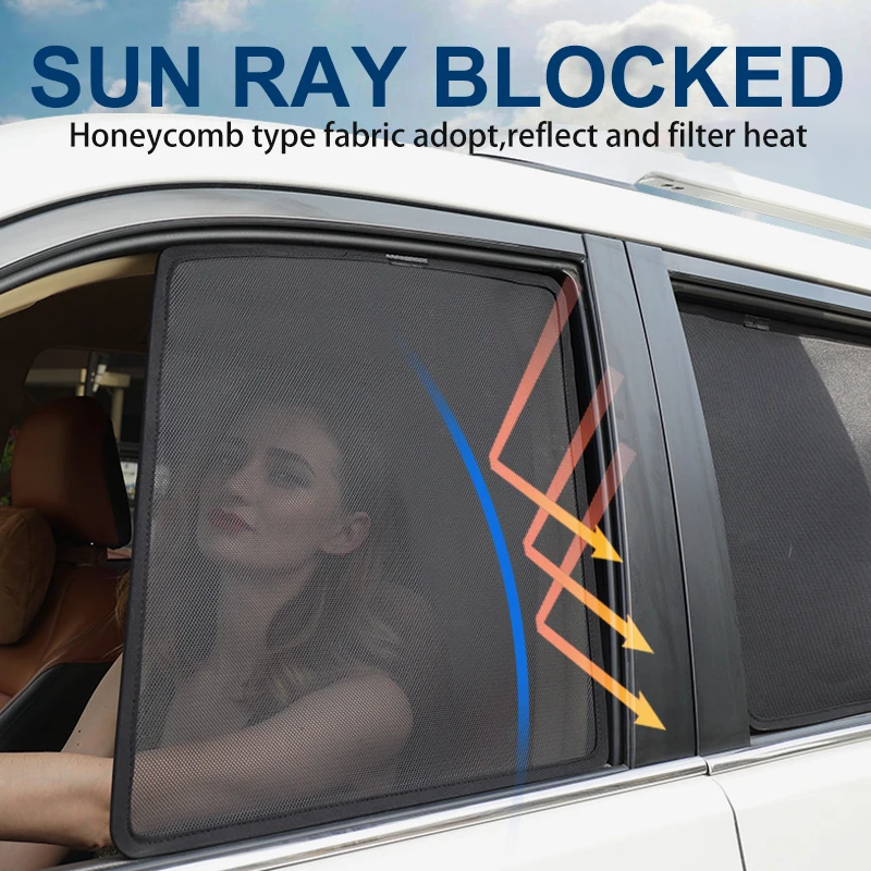 4PCS/Set Magnetic Car Side Window SunShades Mesh Shade Blind For HYUNDAI Sonata 2016 2017 2018 2019 Car Curtian Black
4PCS/Set Magnetic Car Side Window SunShades Mesh Shade Blind For HYUNDAI Sonata 2016 2017 2018 2019 Car Curtian Black