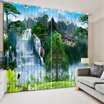 European Luxury Blackout Curtains 3D Sheer Curtains For Living Room Bedroom Office Wall Hotel Drapes Waterfall
European Luxury Blackout Curtains 3D Sheer Curtains For Living Room Bedroom Office Wall Hotel Drapes Waterfall