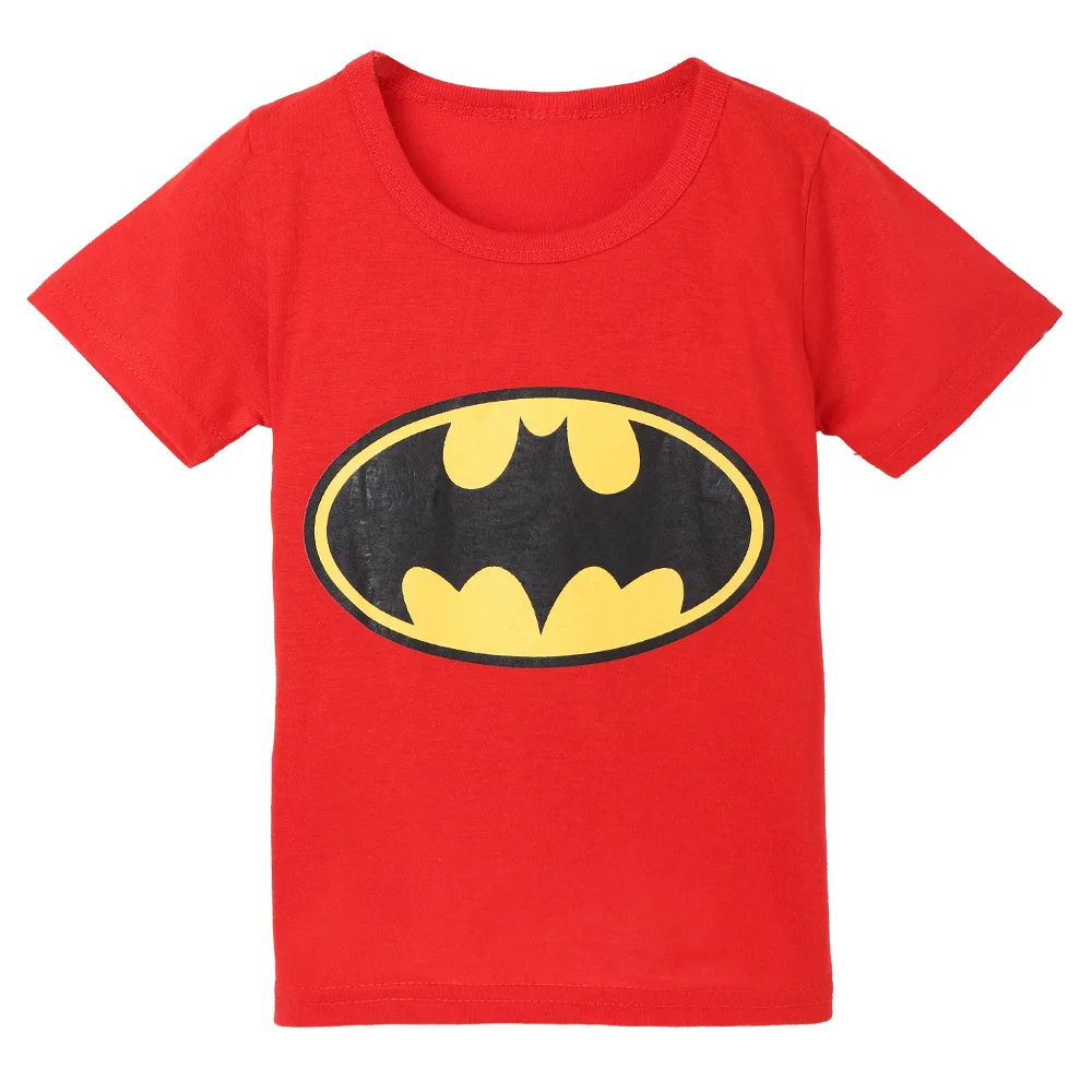 New cartoon hero costume kids clothing T-Shirts Boys Girls Tops Batman T Shirts Clothes Children Superman children's wear
New cartoon hero costume kids clothing T-Shirts Boys Girls Tops Batman T Shirts Clothes Children Superman children's wear