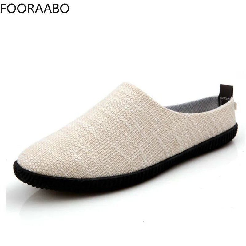 FOORAABO NEW Hemp Men Casual Shoes Summer Style Slip-on Canvas Flats Men Non-Slip Slippers Breathable Loafers Man Shoes
FOORAABO NEW Hemp Men Casual Shoes Summer Style Slip-on Canvas Flats Men Non-Slip Slippers Breathable Loafers Man Shoes
