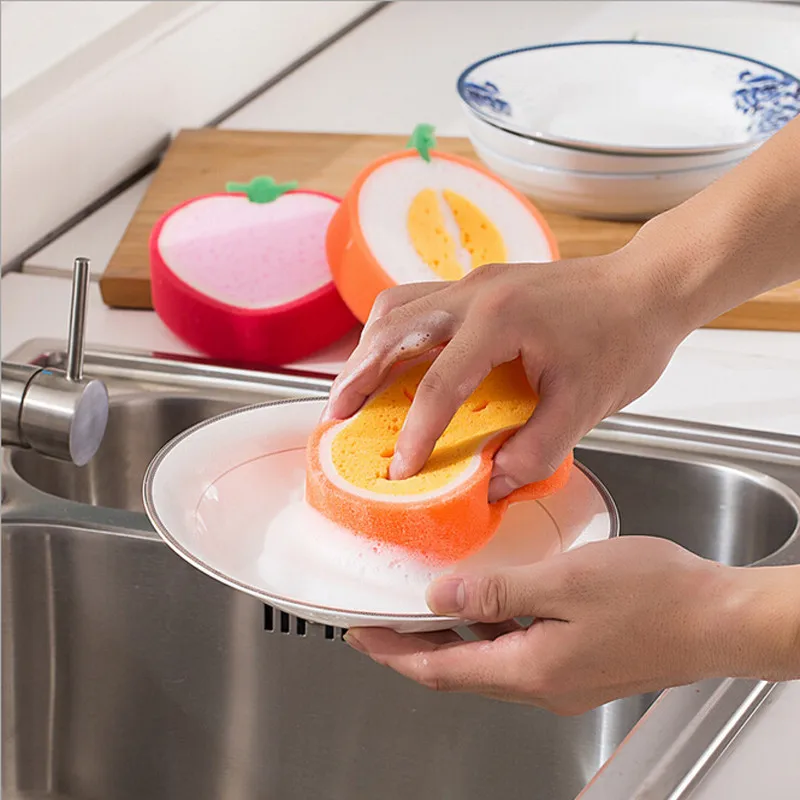 2pcs Magic Dish Towel Fruit Shape Thicken Microfiber Sponge Cloth Cleaning Dish Rags Scouring Pads Kitchen Accessories KO674343
2pcs Magic Dish Towel Fruit Shape Thicken Microfiber Sponge Cloth Cleaning Dish Rags Scouring Pads Kitchen Accessories KO674343