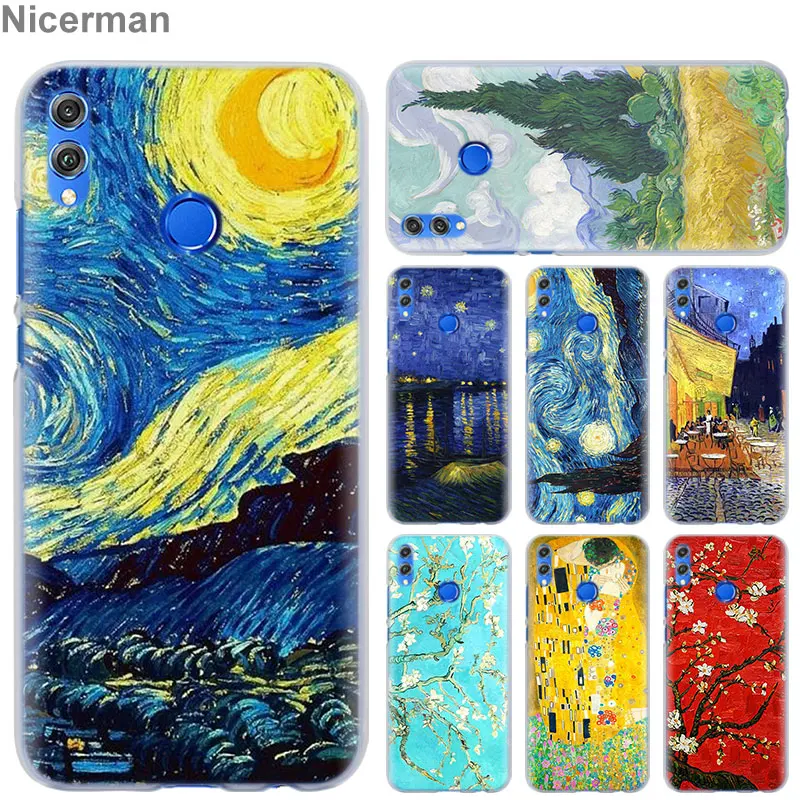 Starry Night Van Gogh Painting Phone Case for Huawei Honor 8X 8A Pro 8C 8S 9 10 Lite 20i Honor Play Y7 Y9 2019 Cover Case Coque
Starry Night Van Gogh Painting Phone Case for Huawei Honor 8X 8A Pro 8C 8S 9 10 Lite 20i Honor Play Y7 Y9 2019 Cover Case Coque