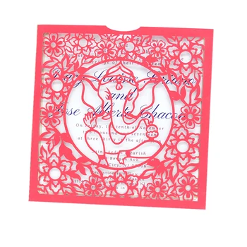 Invitation card for opening ceremony laser cut paper pocket wedding invitation card
Invitation card for opening ceremony laser cut paper pocket wedding invitation card