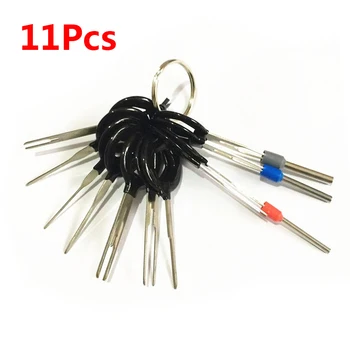 11pcs Auto Car Plug Circuit Board Wire Harness Terminal Extraction Pick Connector Crimp Pin Back Needle Remove Tool Set
11pcs Auto Car Plug Circuit Board Wire Harness Terminal Extraction Pick Connector Crimp Pin Back Needle Remove Tool Set