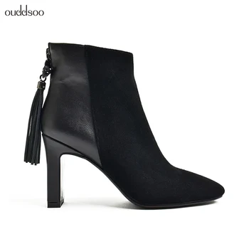 2018 Fashion Zipper Pointed Toe Patchwork Ankle Women Boots Work Shoes Woman Ladies Botas High Heels Winter Black Botines Mujer
2018 Fashion Zipper Pointed Toe Patchwork Ankle Women Boots Work Shoes Woman Ladies Botas High Heels Winter Black Botines Mujer