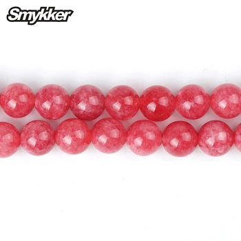 Natural Stone Beads Blood-red Rhodochrosite Gemstone Bead Round Genuine Jasper 6/8/10mm for Bracelet Making Love Fortune Jewelry
Natural Stone Beads Blood-red Rhodochrosite Gemstone Bead Round Genuine Jasper 6/8/10mm for Bracelet Making Love Fortune Jewelry