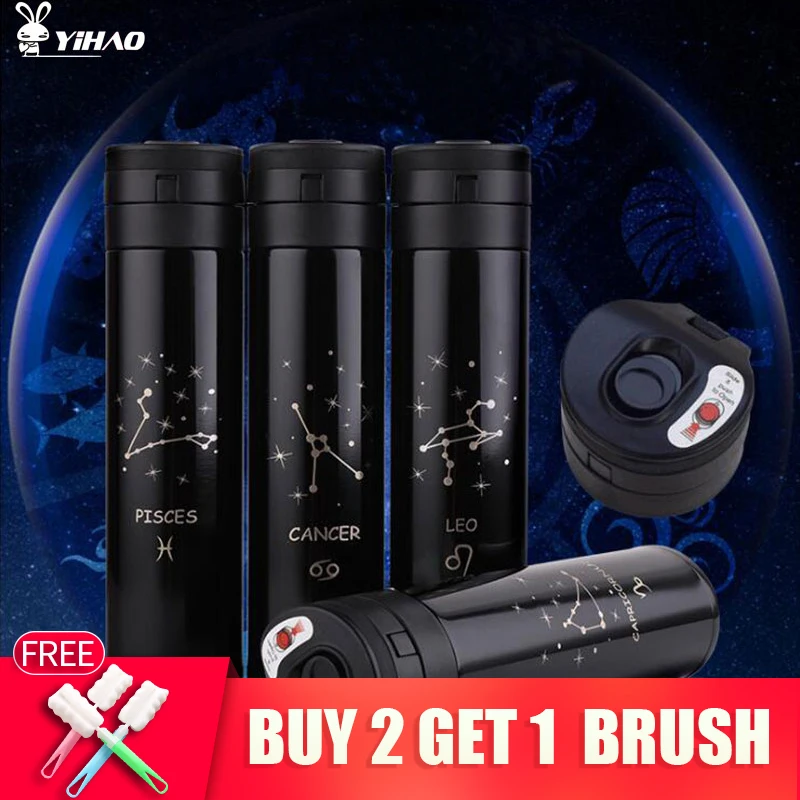 YIHAO 450ML Twelve Constellations Creative Thermos Vacuum Cups High Quality Hot Sale 304 Stainless Steel Portable Vacuum Cup
YIHAO 450ML Twelve Constellations Creative Thermos Vacuum Cups High Quality Hot Sale 304 Stainless Steel Portable Vacuum Cup