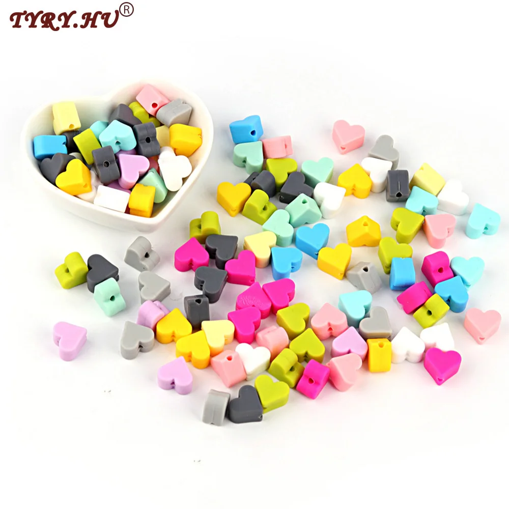 TYRY.HU Heart Silicone Teething Beads 100PC No-Toxic 15MM Teeth Beads Baby Chews Teething Pendant Diy Pacifier Chain Baby Care
TYRY.HU Heart Silicone Teething Beads 100PC No-Toxic 15MM Teeth Beads Baby Chews Teething Pendant Diy Pacifier Chain Baby Care