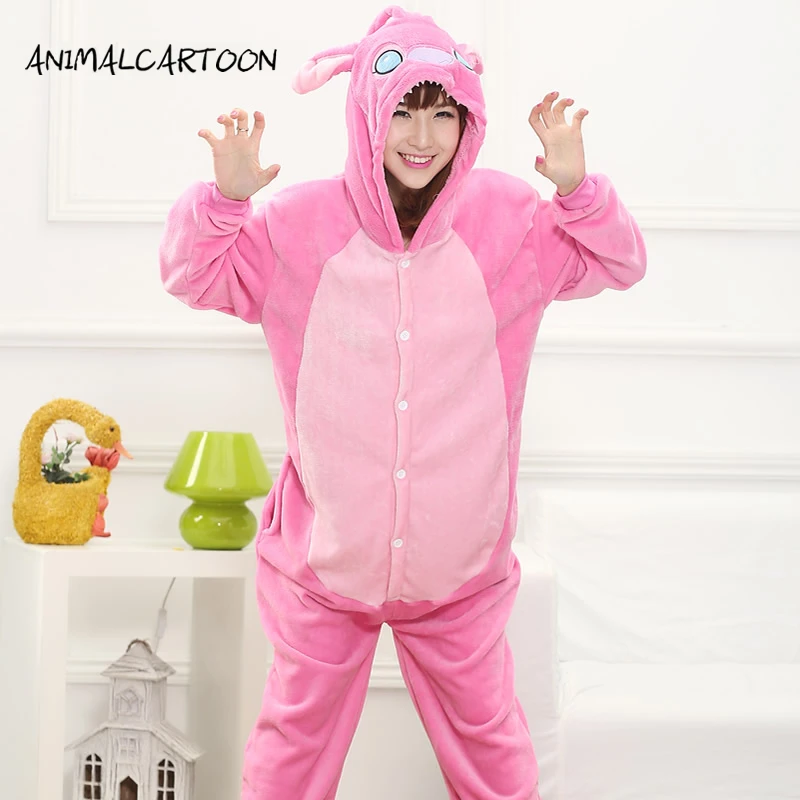 ANIMALCARTOON 2019 Cute Pink Stitch Flannel Autumn and Winter Cartoon animals Pajamas for Women adult Long Sleeve Onesies
ANIMALCARTOON 2019 Cute Pink Stitch Flannel Autumn and Winter Cartoon animals Pajamas for Women adult Long Sleeve Onesies