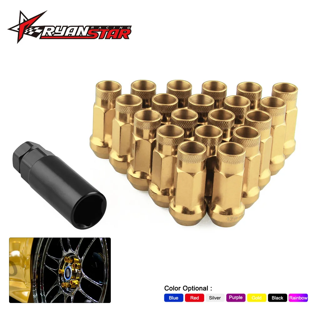 Ryanstar - Auto Steel Acorn Rim Extended Open End racing Wheel Lug Nuts M12X1.5 With One Key LN013
Ryanstar - Auto Steel Acorn Rim Extended Open End racing Wheel Lug Nuts M12X1.5 With One Key LN013