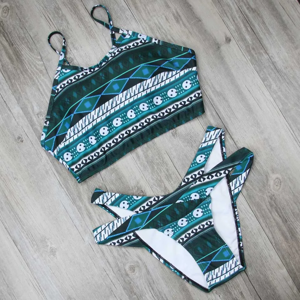 High Waist Swimwear Women Swimsuit 2019 Bikini Bandage Bikinis Set Padded Bathing Suit New Leaf Print Biqini Maillot de bain
High Waist Swimwear Women Swimsuit 2019 Bikini Bandage Bikinis Set Padded Bathing Suit New Leaf Print Biqini Maillot de bain
