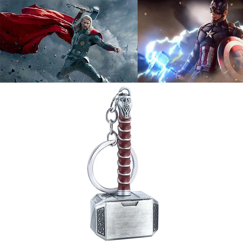 Movie Avengers Endgame thor hammer Keychain Cosplay prop Accessories Thor’s Hammer Pendant mjolnir key ring
Movie Avengers Endgame thor hammer Keychain Cosplay prop Accessories Thor’s Hammer Pendant mjolnir key ring