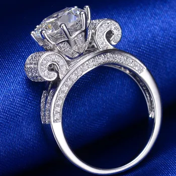 5CT Brilliant Round Diamond Big Luxury Ring Sterling Silver Women Ring Unique Engagement Women White Gold Anniversary Ring 925
5CT Brilliant Round Diamond Big Luxury Ring Sterling Silver Women Ring Unique Engagement Women White Gold Anniversary Ring 925
