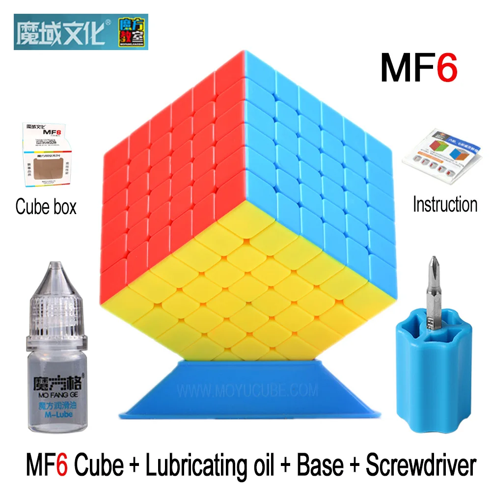 MF6 MoYu 6x6x6 Cube Speed 6.80CM 6Layers 6 Pcs Suit Professional Puzzle Neo Cube Shape Twist Toys For Children Adult Gift
MF6 MoYu 6x6x6 Cube Speed 6.80CM 6Layers 6 Pcs Suit Professional Puzzle Neo Cube Shape Twist Toys For Children Adult Gift