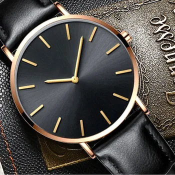 Betreasure Ultra Thin Men's Women Luxury Leather Casual Quartz Watch High-end Men's Business Gifts Clock relogio masculino
Betreasure Ultra Thin Men's Women Luxury Leather Casual Quartz Watch High-end Men's Business Gifts Clock relogio masculino