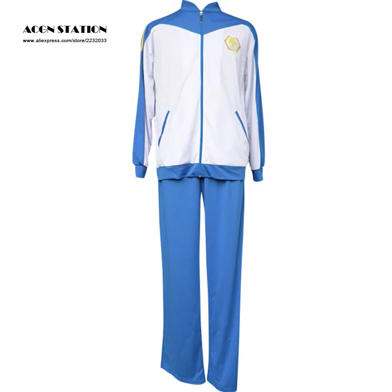 

Inazuma Eleven Cosplay Costume Winter School Uniform Light Sky Blue