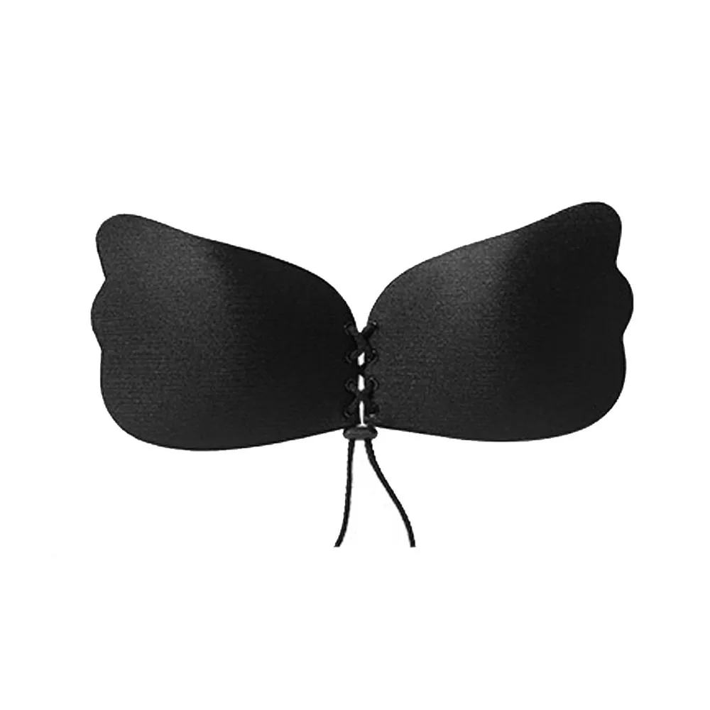 Sexy Lingerie Accessory Breathable Wings Of The Goddess Instant Breast Petals Lift Invisible Silicone Push Up Bra Stickers Apr11 14