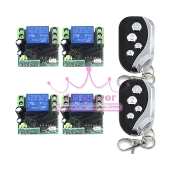 Free shipping DC12V 1ch rf Wireless Remote Control Switch System 4Receivers & 2Transmitter 433/315mhz learn code switch
Free shipping DC12V 1ch rf Wireless Remote Control Switch System 4Receivers & 2Transmitter 433/315mhz learn code switch