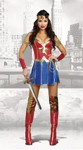 

Size M -2XL Women Sexy Superhero Wonder Costume Movie Justice Diana League Prince Cosplay Fanyc Dress