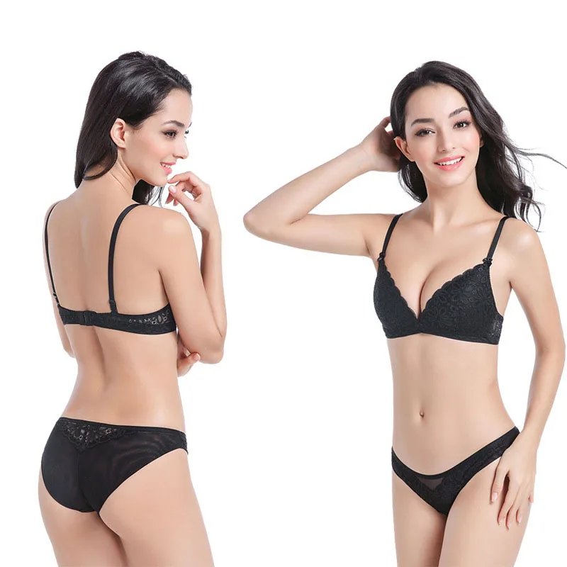 Women Embroidery Sexy Bra Set (17)