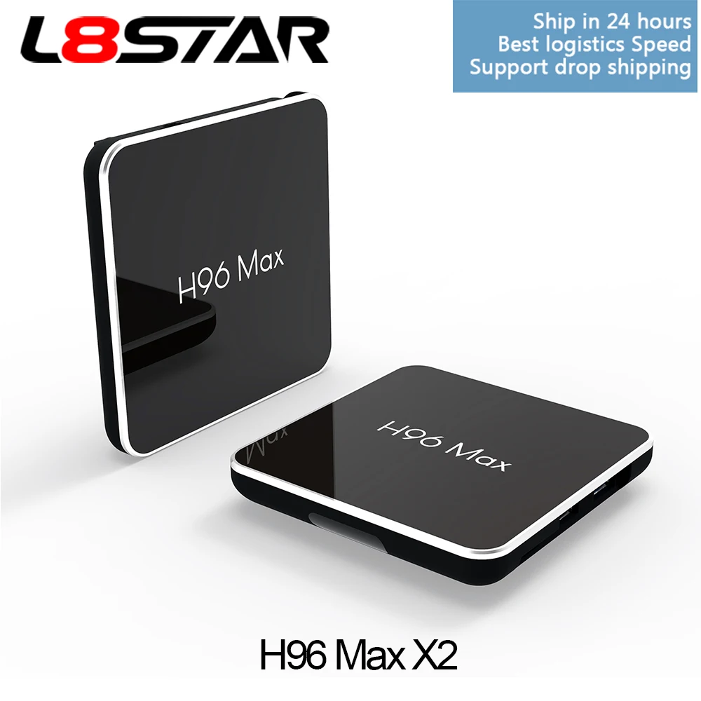 L8STAR H96 Max X2 Android 8.1 s905x2 smart Set Top TV Box 32GB 64GB ROM S905X2 2.4G/5G Wifi 4K eMMC iptv france mi hifi pro mini
L8STAR H96 Max X2 Android 8.1 s905x2 smart Set Top TV Box 32GB 64GB ROM S905X2 2.4G/5G Wifi 4K eMMC iptv france mi hifi pro mini