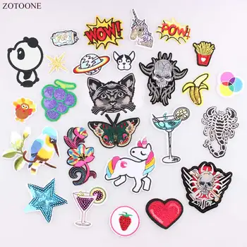ZOTOONE Unicorn Embroidery Patch UFO Turkey Butterfly Banana Dog Bike Patch For Clothing Iron On Heart Patches DIY Logo Badges A
ZOTOONE Unicorn Embroidery Patch UFO Turkey Butterfly Banana Dog Bike Patch For Clothing Iron On Heart Patches DIY Logo Badges A