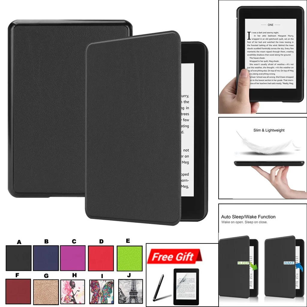 Tablet Protection Multi-Color Set Drop Protection Cover For New Kindle Paperwhite 4 Smart Thin Leather Sleep Awake Flip Cover
Tablet Protection Multi-Color Set Drop Protection Cover For New Kindle Paperwhite 4 Smart Thin Leather Sleep Awake Flip Cover