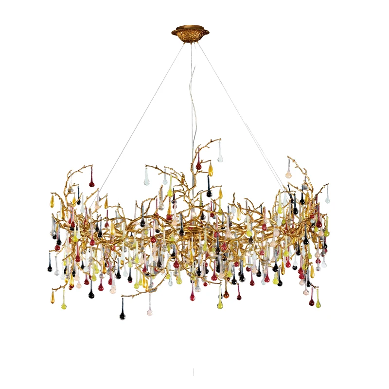 Phube Lighting Artistic Branches Crystal Chandeliers Light Water Drops Chandelier Light Colored GlazedCopper Chandelier
Phube Lighting Artistic Branches Crystal Chandeliers Light Water Drops Chandelier Light Colored GlazedCopper Chandelier