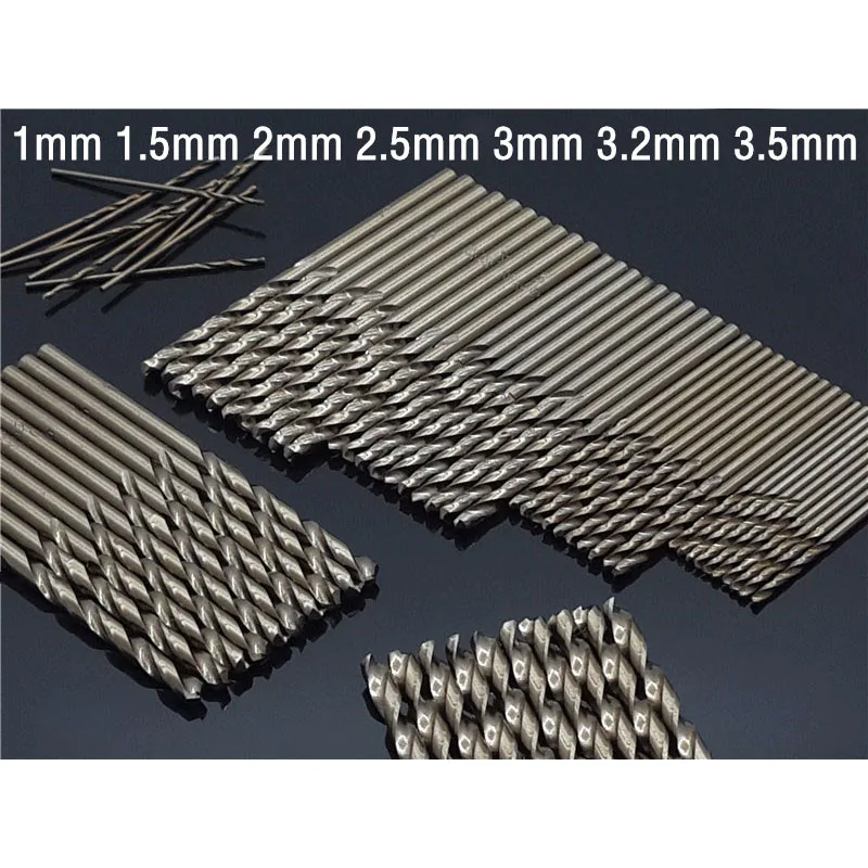 7 Size 10pcs Set 1-3.5MM Cobalt High Speed Steel Twist Drill Hole M35 Stainless Steel Tool The Whole Ground Metal Reamer Tools
7 Size 10pcs Set 1-3.5MM Cobalt High Speed Steel Twist Drill Hole M35 Stainless Steel Tool The Whole Ground Metal Reamer Tools