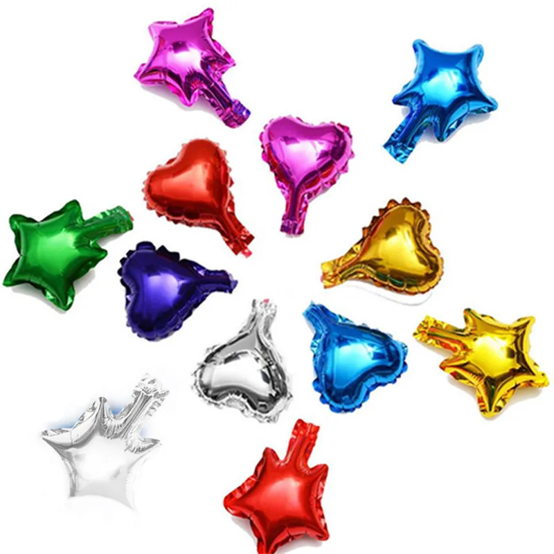 10PCS / Lot 5" New Bouquet Balloons Heart Star Balloons Multicolor Heart Foil Balloons Happy Birthday Wedding Decoration
10PCS / Lot 5" New Bouquet Balloons Heart Star Balloons Multicolor Heart Foil Balloons Happy Birthday Wedding Decoration