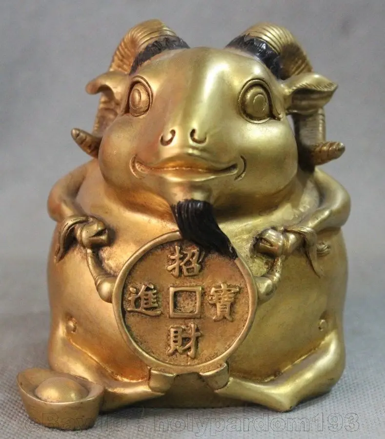 shitou 001240 6" Chinese Fengshui Purple Bronze 24k Gold Gilt Fu Money Wealth Sheep Statue discount 30% (C0324)
shitou 001240 6" Chinese Fengshui Purple Bronze 24k Gold Gilt Fu Money Wealth Sheep Statue discount 30% (C0324)