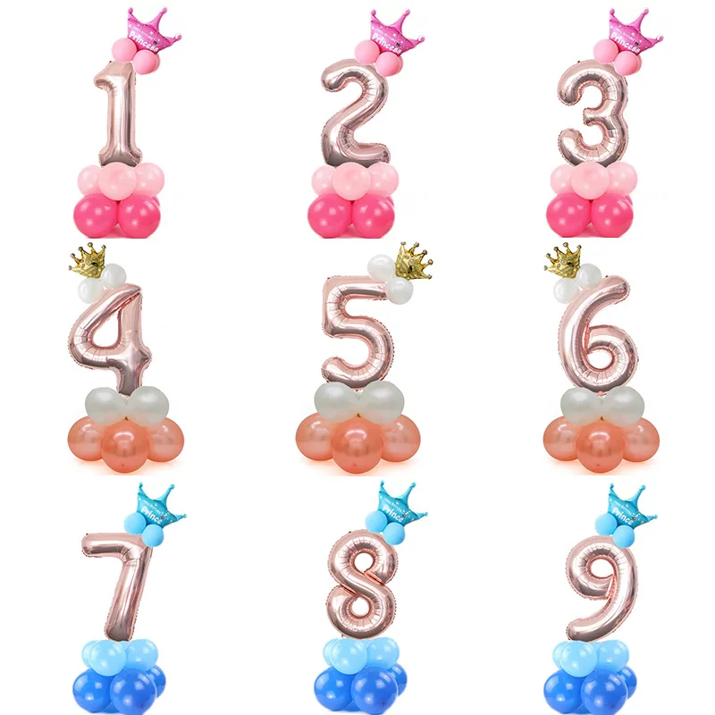 120cm Rose Gold Number Foil Balloons set Birthday Party Decorations Kids Toys Baby Shower Latex Globos
120cm Rose Gold Number Foil Balloons set Birthday Party Decorations Kids Toys Baby Shower Latex Globos