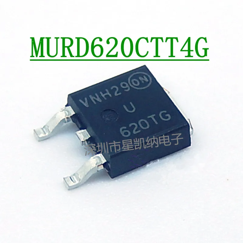 50 шт./лот MURD620CTT4G MURD620CT 620TG диодный массив 200 в 3A DPAK TO252 smd транзистор новый и
