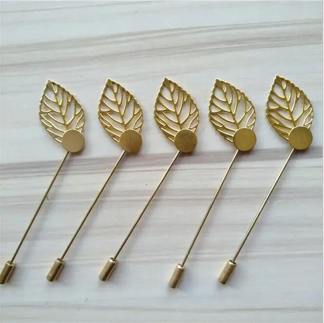 100pcs Gold leaf Plated Copper Hat Brooches pins Stick brooch lapel pin base for women men Diy Jewelry Findings Jewelry
100pcs Gold leaf Plated Copper Hat Brooches pins Stick brooch lapel pin base for women men Diy Jewelry Findings Jewelry